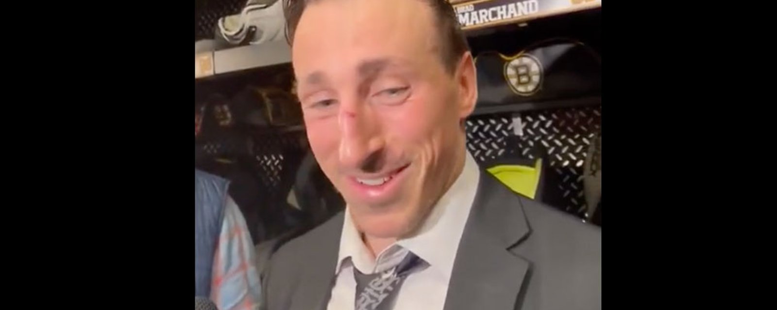 Marchand on Pastrnak: “He looks phenomenal naked.”