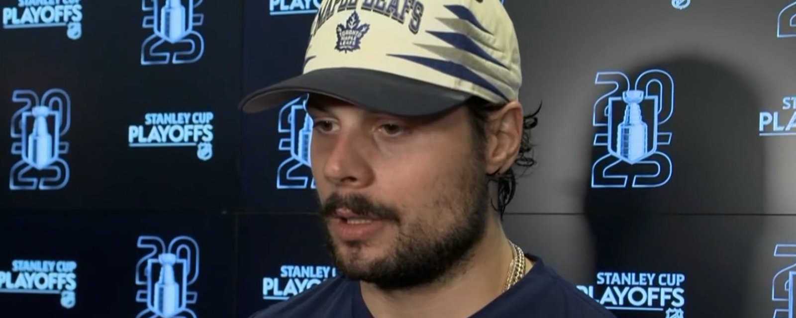 Auston Matthews attempts to explain brutal loss in Game 7.