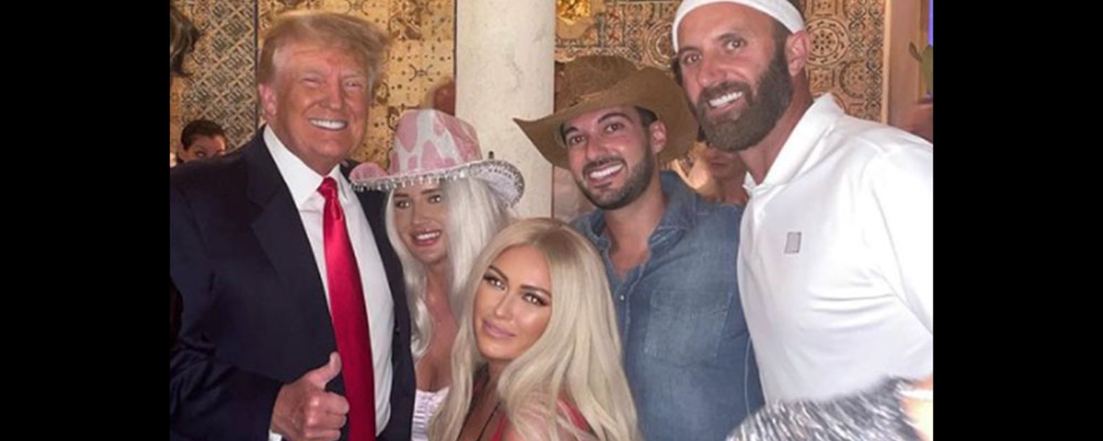 Paulina Gretzky parties with Donald Trump on Halloween!