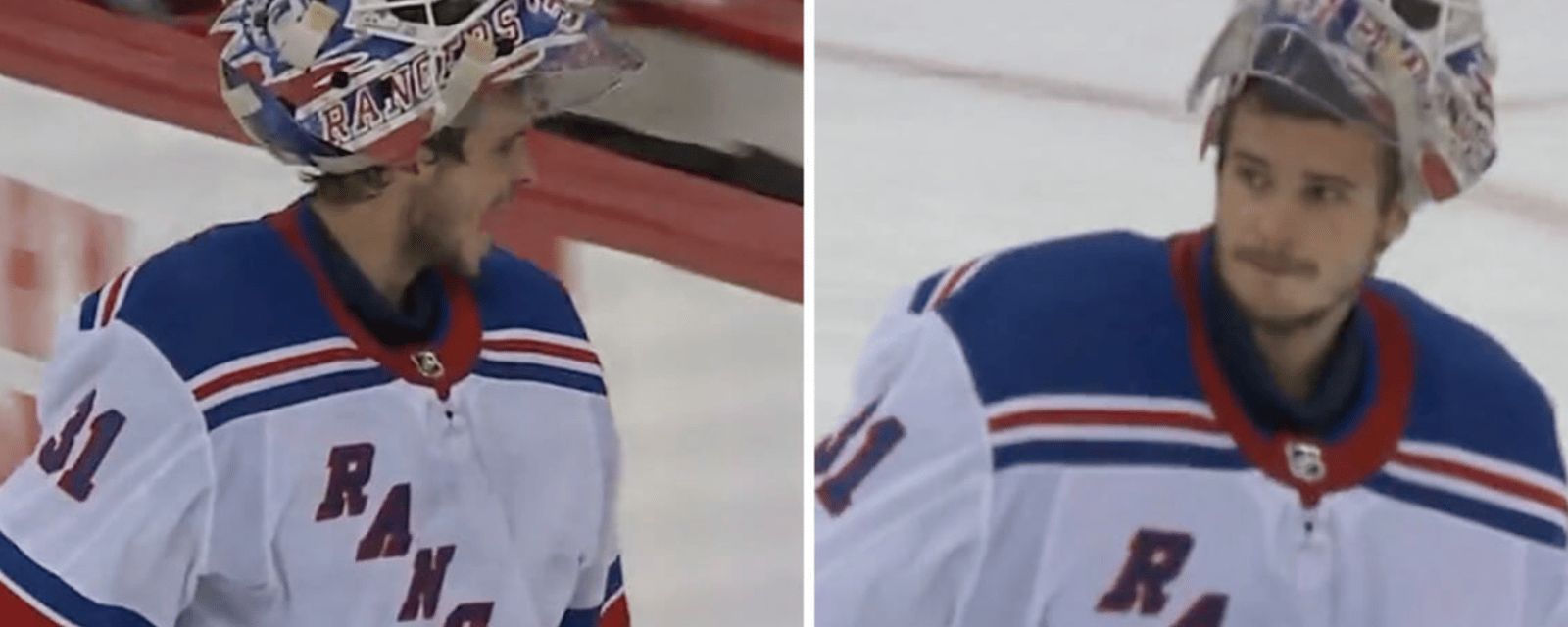 VIDEO: Igor Shesterkin screams at teammates on bench