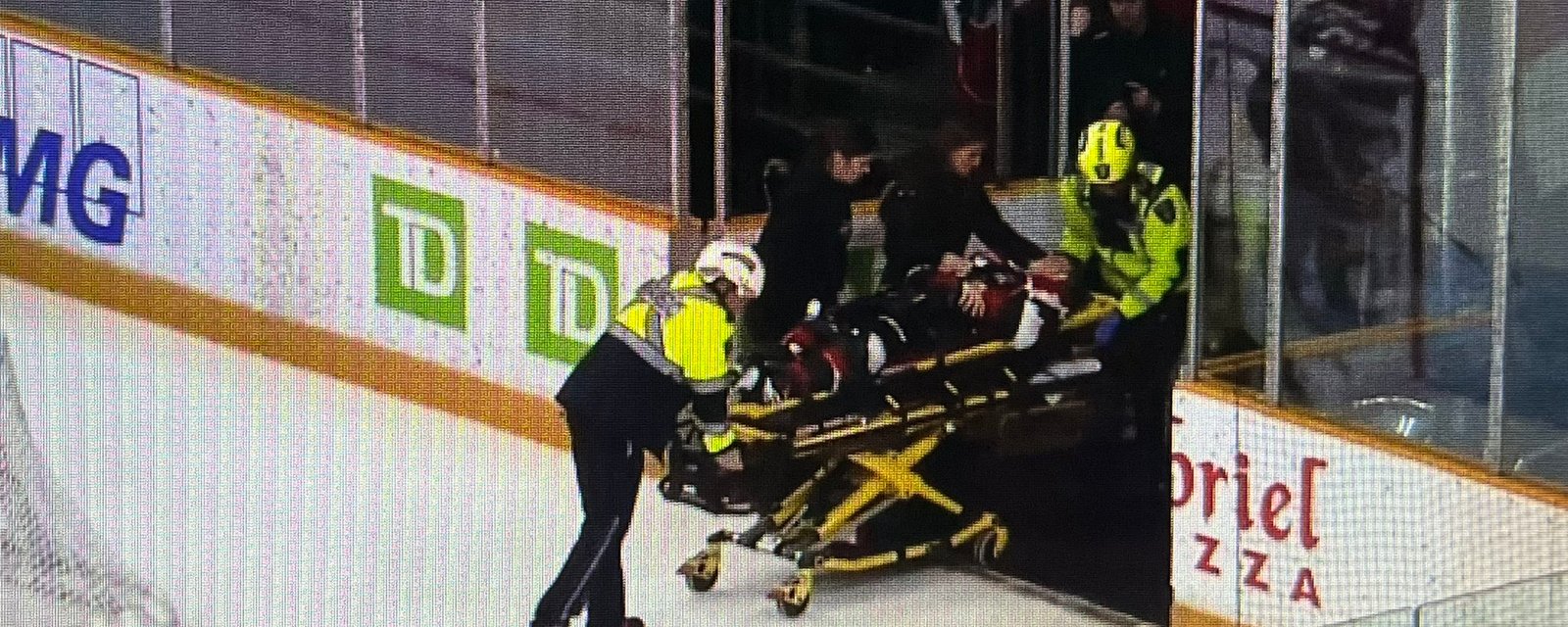 Habs prospect Vinzenz Rohrer leaves on stretcher after horrifying fall on the ice