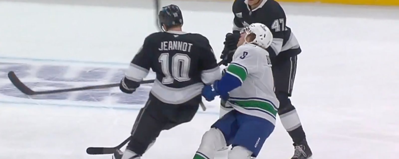 Tanner Jeannot faces automatic suspension for hit on Brock Boeser