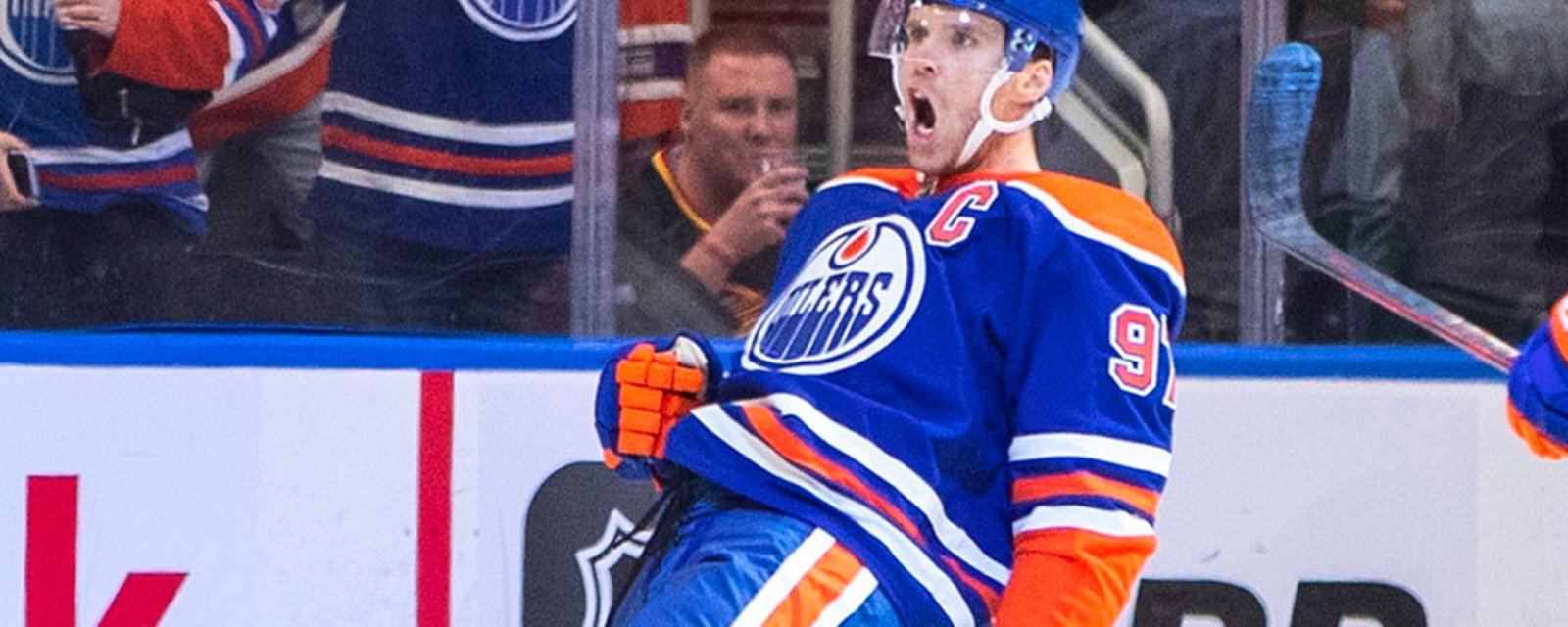 McDavid dedicates victory and his 4 point performance to Oilers superfan Ben Stelter