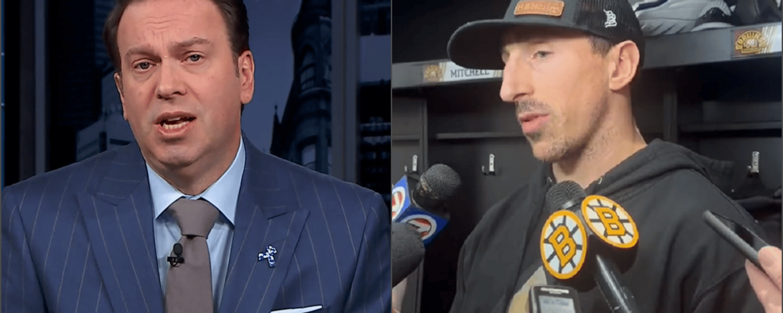 Insider responds to accusations of 'false' report from Brad Marchand.