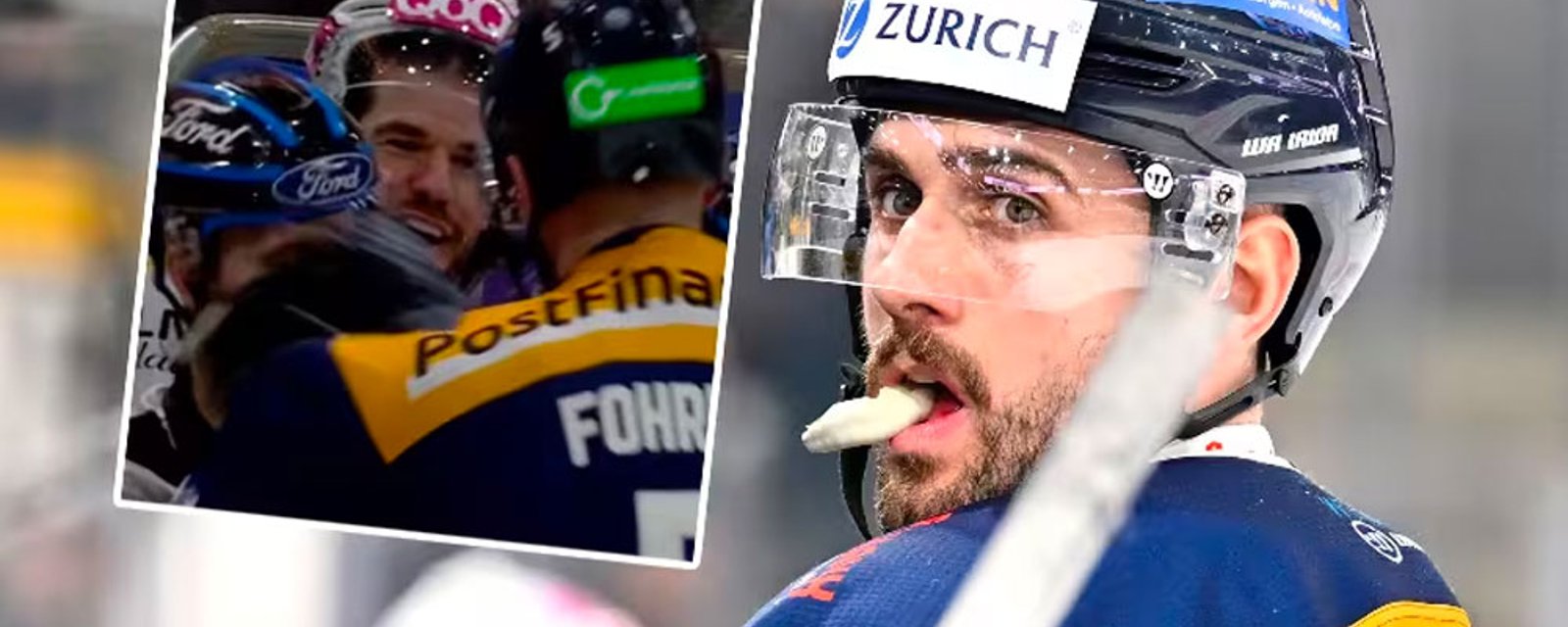 Swiss league player suspended for punching ref in the face!