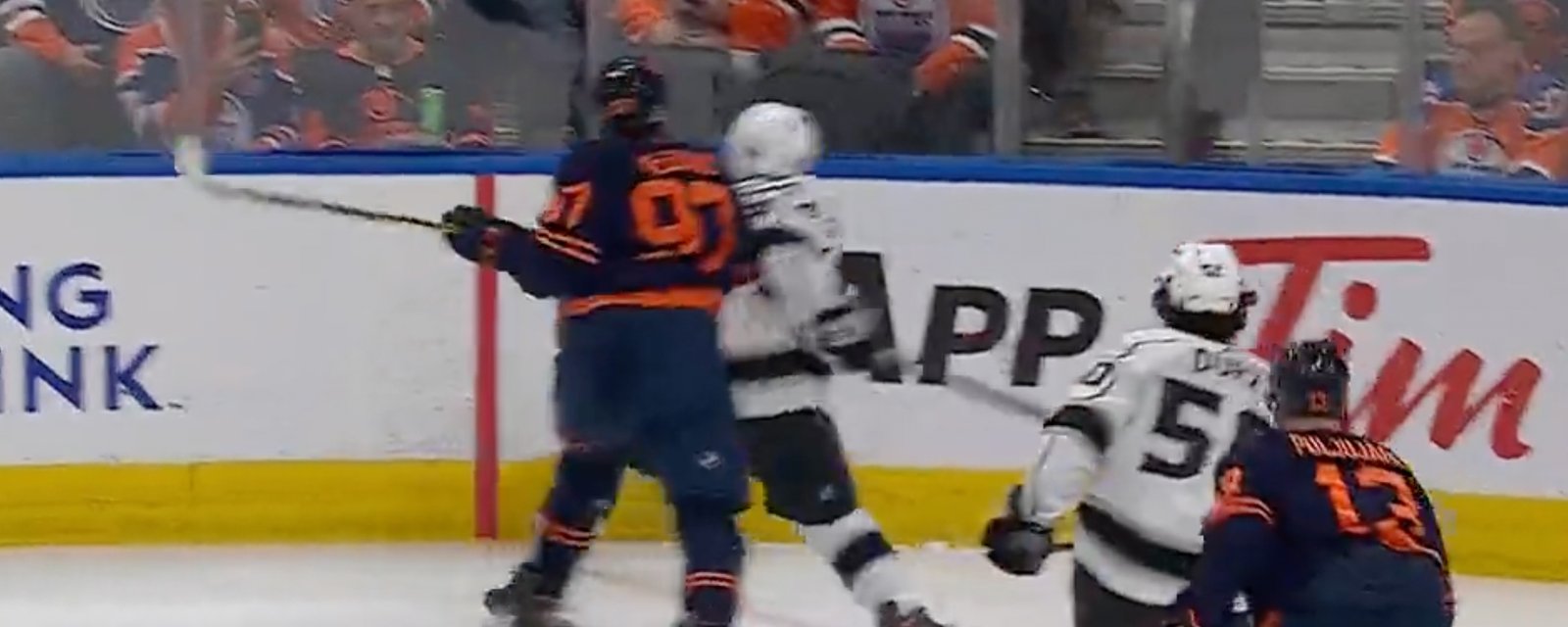 Connor McDavid delivers dangerous hit and fans immediately point to suspension 