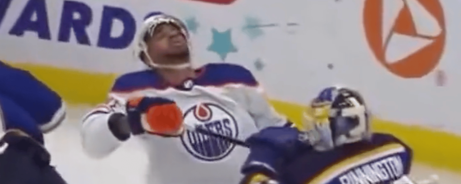 Jordan Binnington punches Evander Kane! HockeyFeed