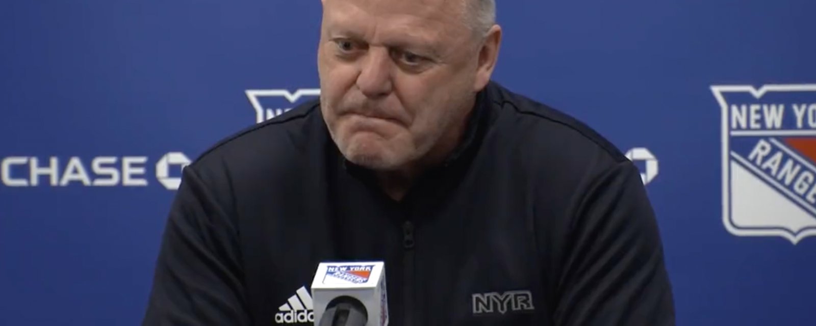 Rangers’ Gerard Gallant slams reporters when questioned about possible firing