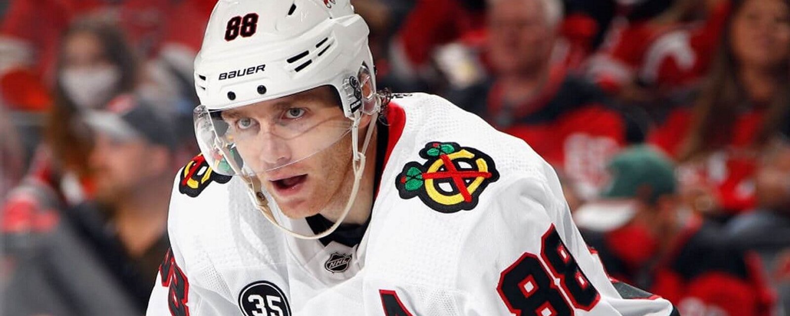 Patrick Kane sends a message to playoff contenders on Sunday night.