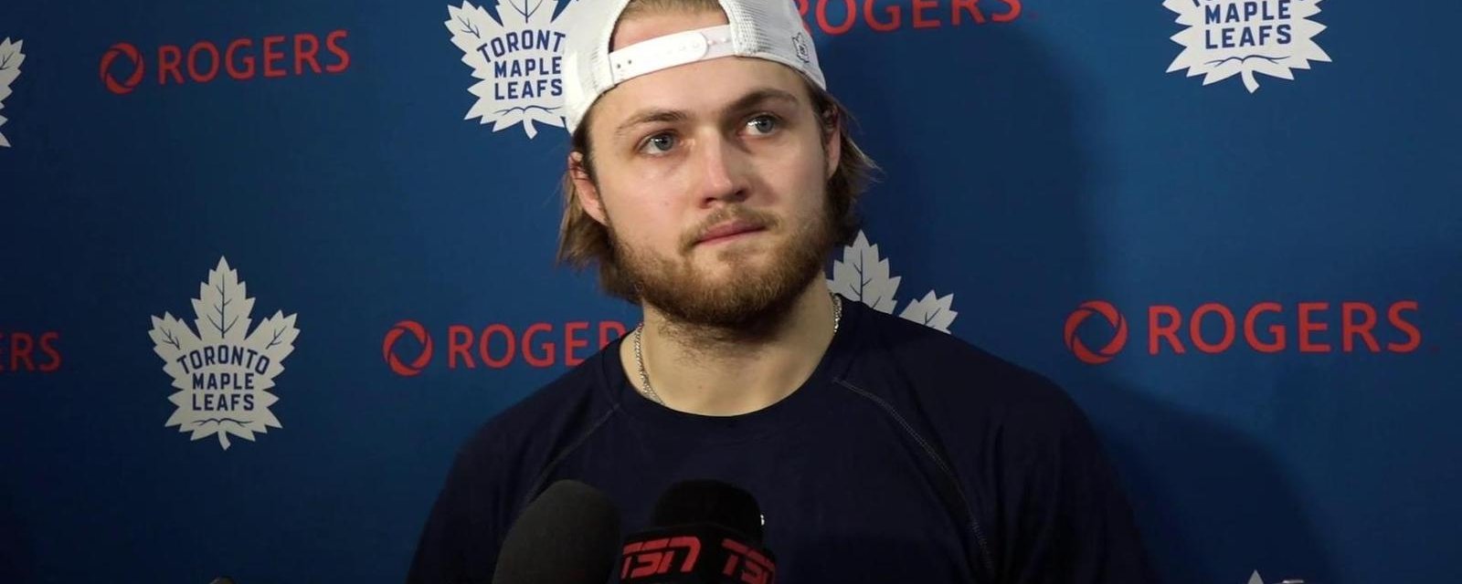Nylander publicly addresses rumors on opening day of training camp
