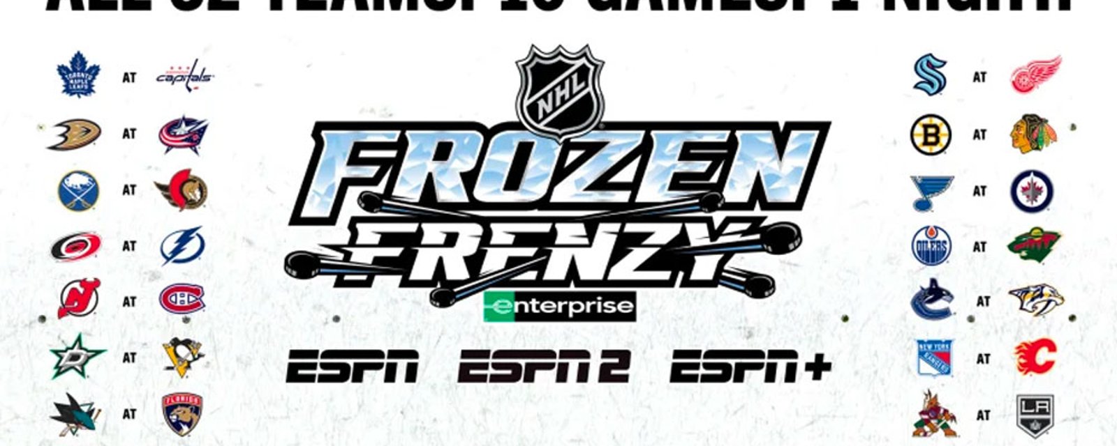 ESPN's big “Frozen Frenzy” broadcast this evening hits a major snag