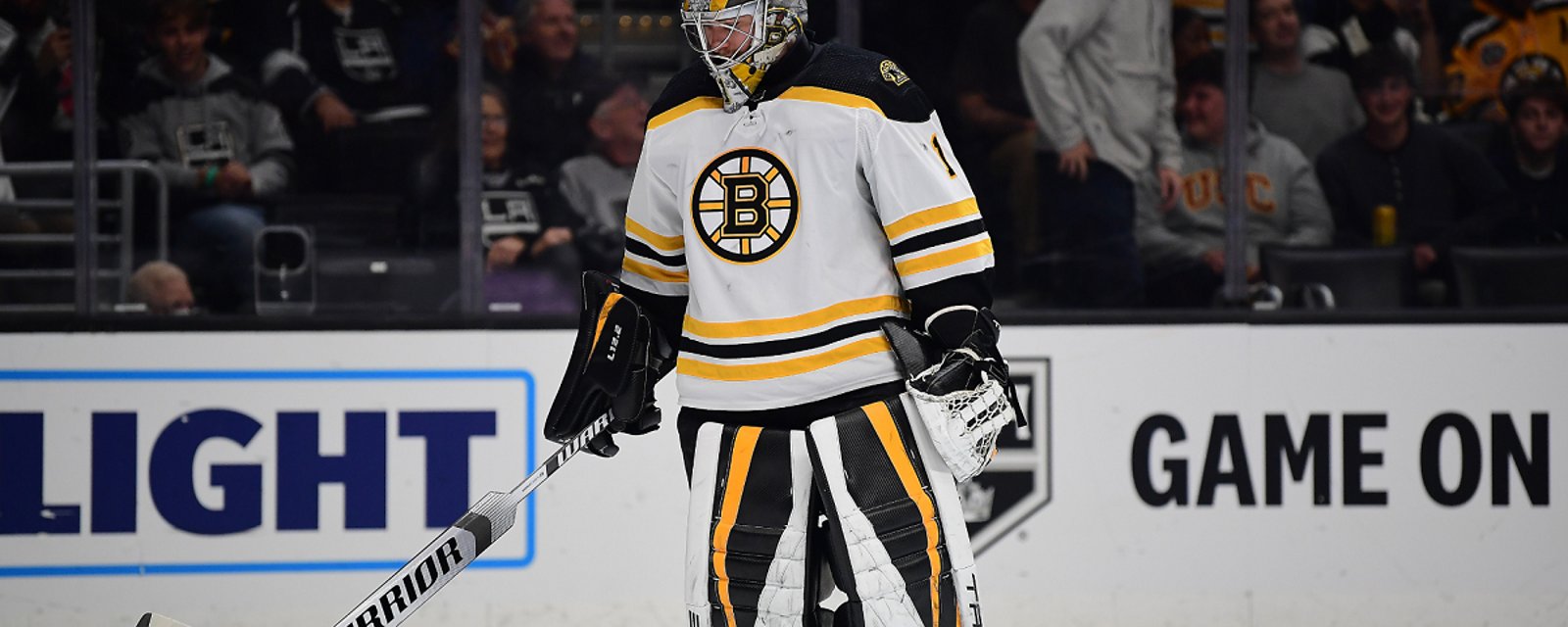 Goaltending controversy in Boston in year 1 of Swayman's new contract.