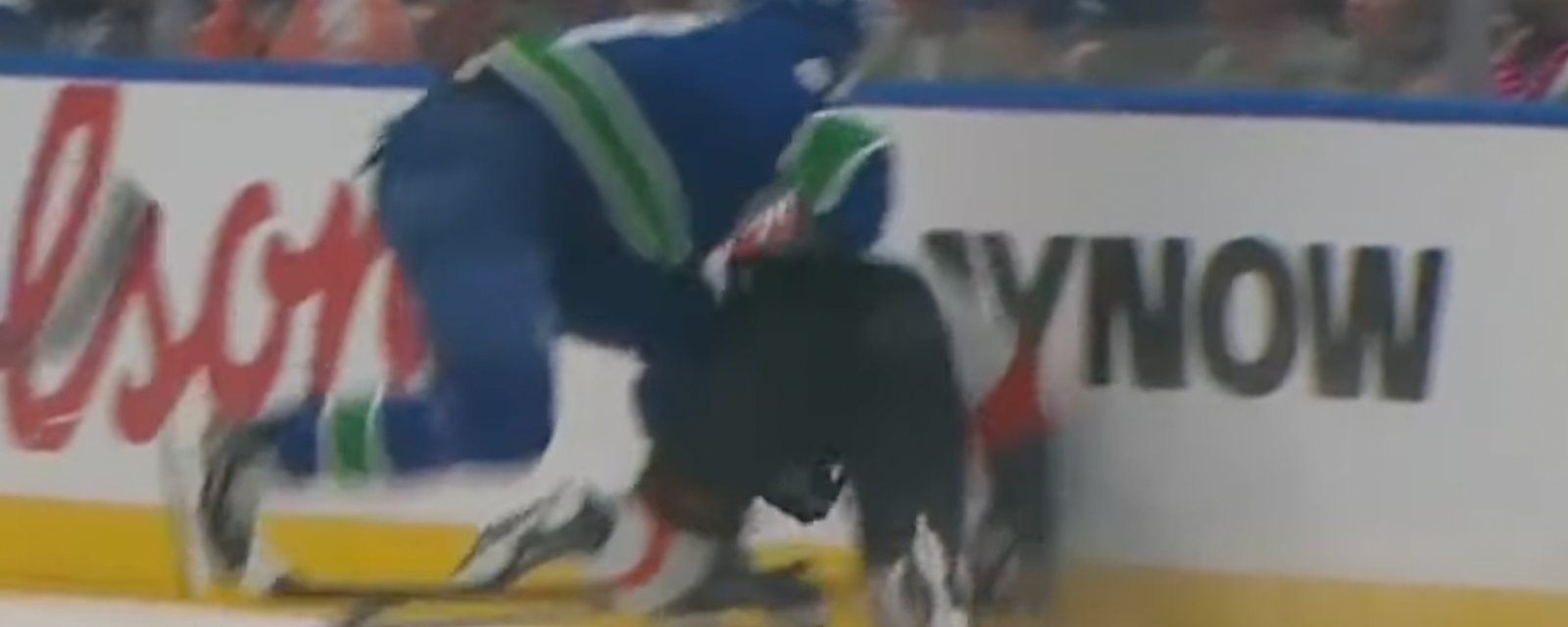 Canucks’ Tyler Myers’ knee blows out following awkward collision