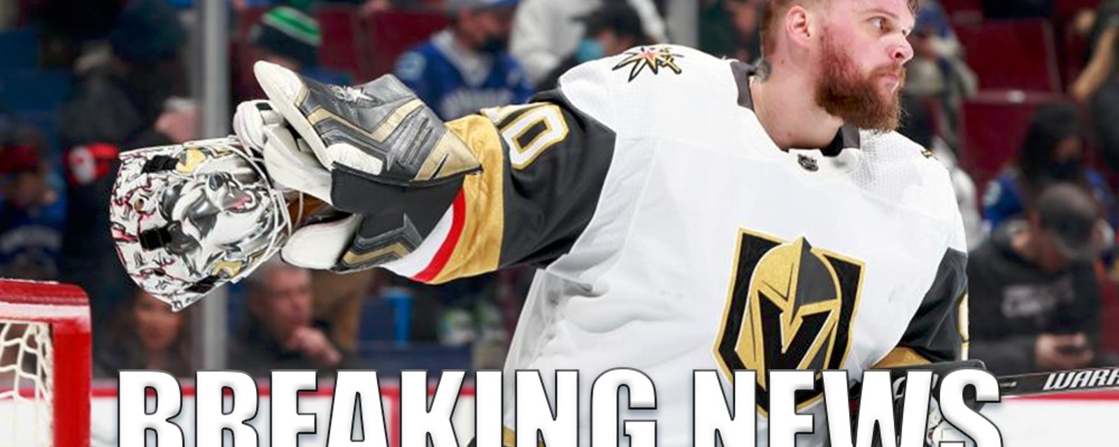 JUST IN: Vegas Golden Knights G Robin Lehner's season is over! 