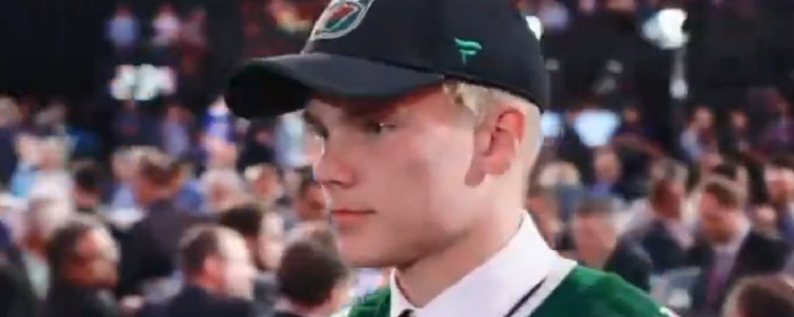 Aron Kiviharju whispers unbelievable message to GM that drafted him.