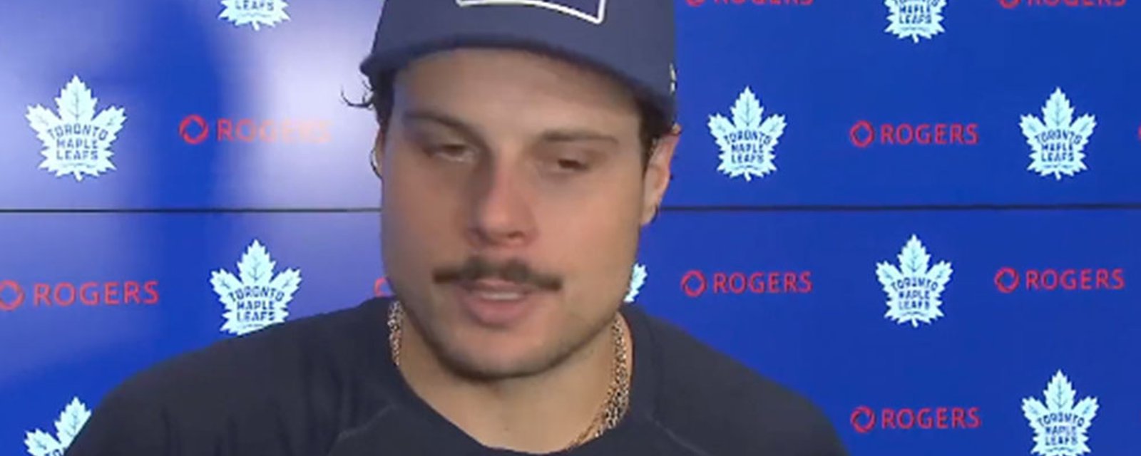 Matthews fires a shot at fans who boo'ed Leafs off the ice last night