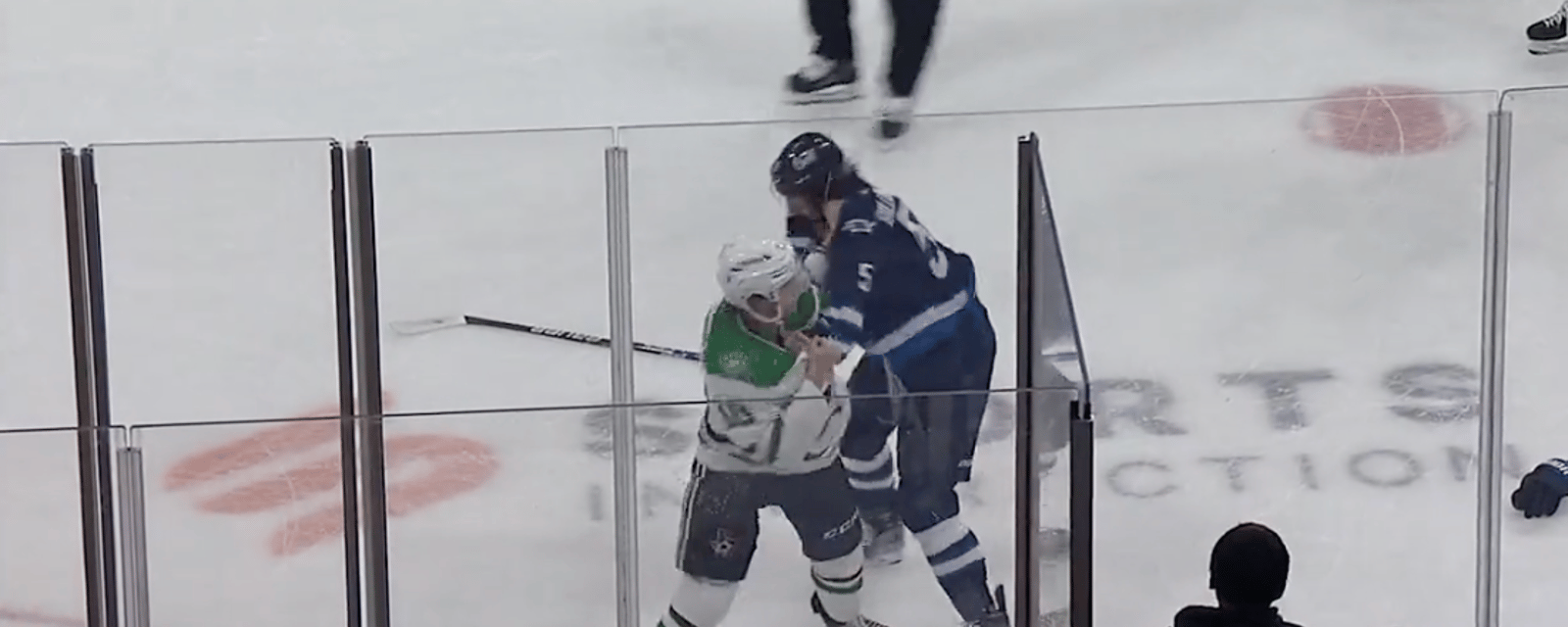 MUST SEE: Epic fight between Brenden Dillon, Ty Dellandrea