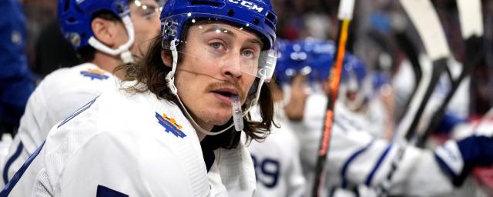 Concerning situation for Tyler Bertuzzi in current game 