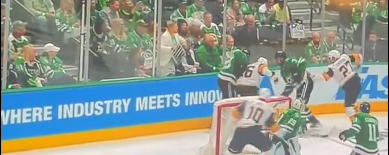 One fan banned from potential Game 7 in Dallas because of unacceptable behaviour!