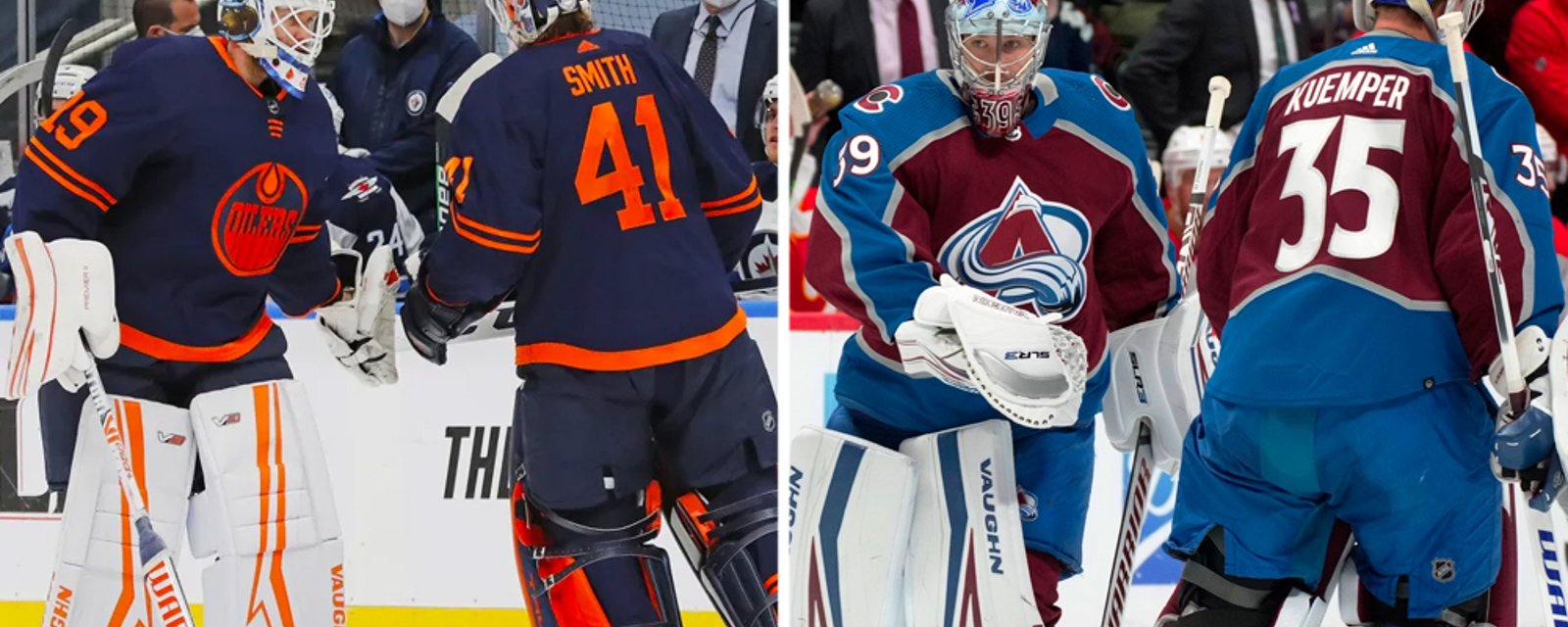 Oilers and Avs choose their starting goalies for Game 2 and well... things are about to get wild