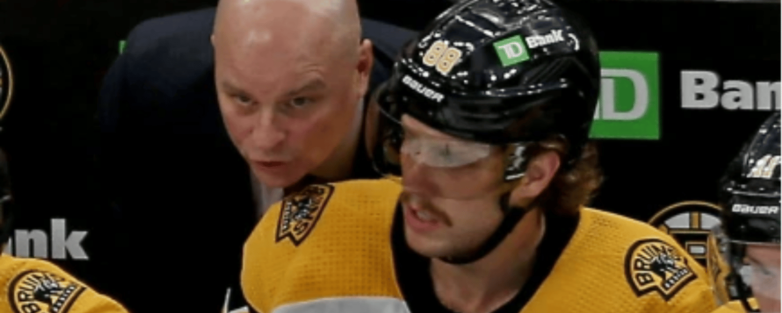 Jim Montgomery has words for David Pastrnak 