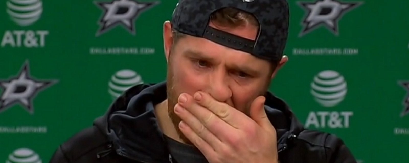 Joe Pavelski breaks down in tears when asked about Tanner Kero.