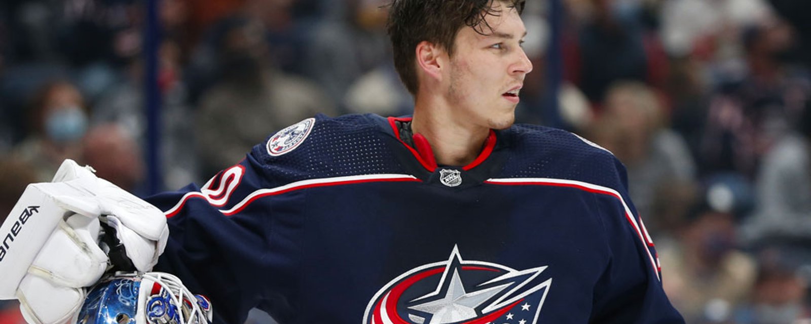 Merzlikins fires back at Stars fan who taunted over Kivlenieks' death