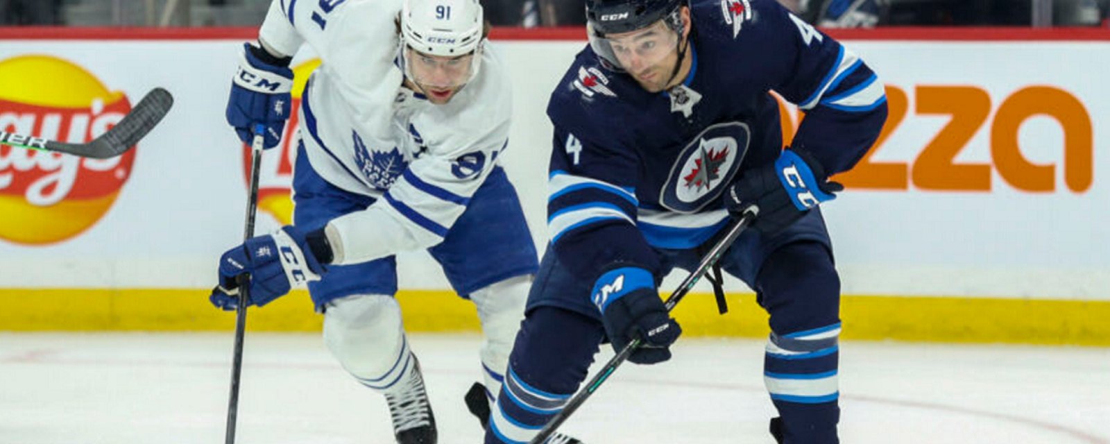 Leafs and Jets lineup for Prime Monday Night Hockey.