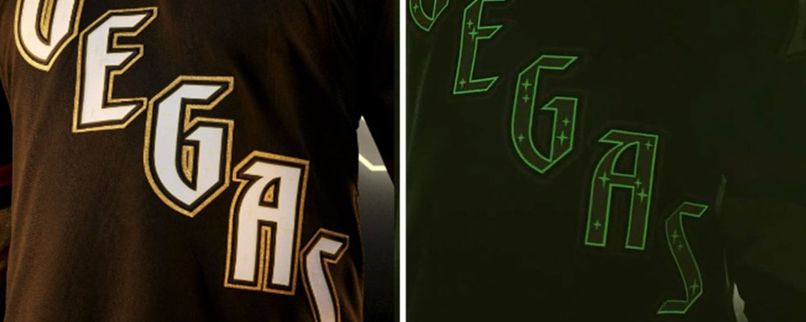 Vegas reveals a new “glow in the dark” retro jersey to be worn this season