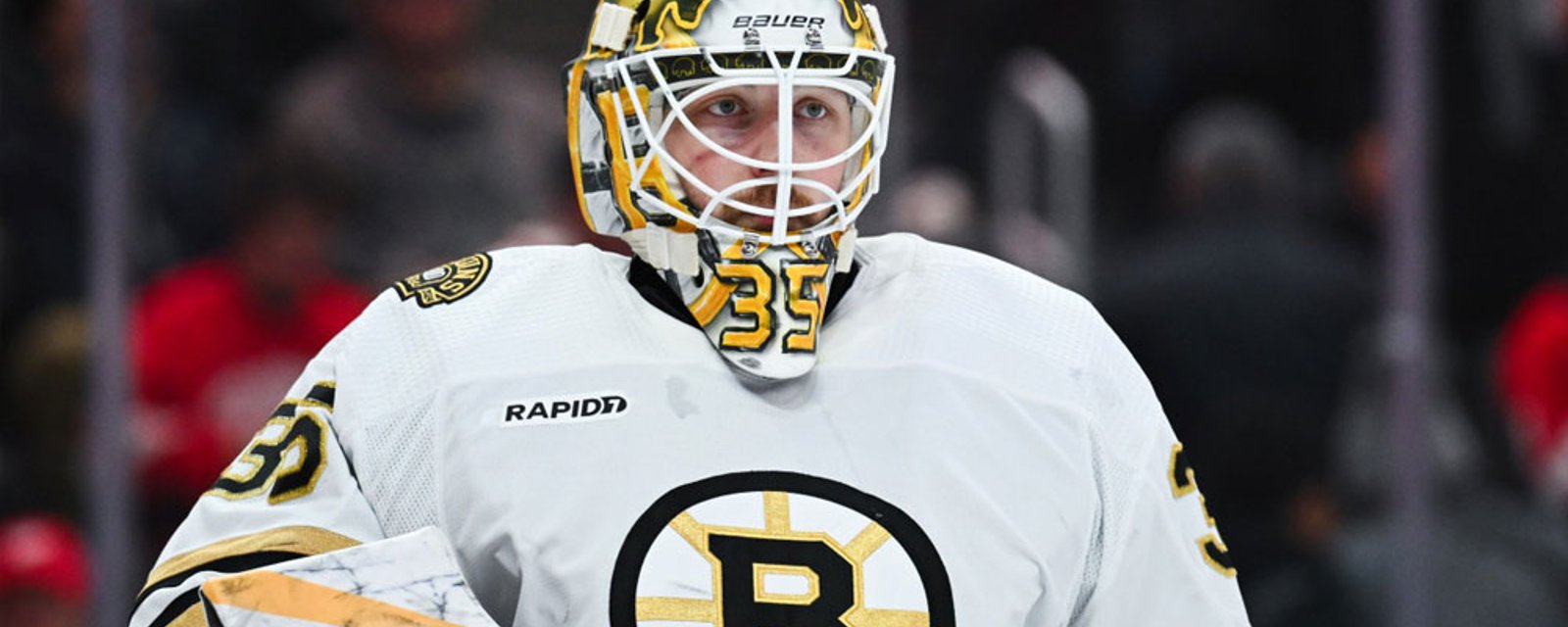 Reports that the Bruins have traded Linus Ullmark