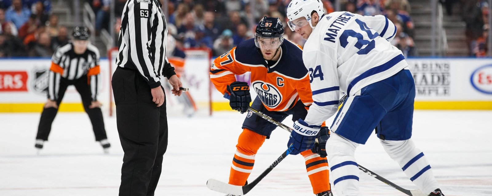 Connor McDavid manhandled on Twitter and it all comes back to Auston Matthews