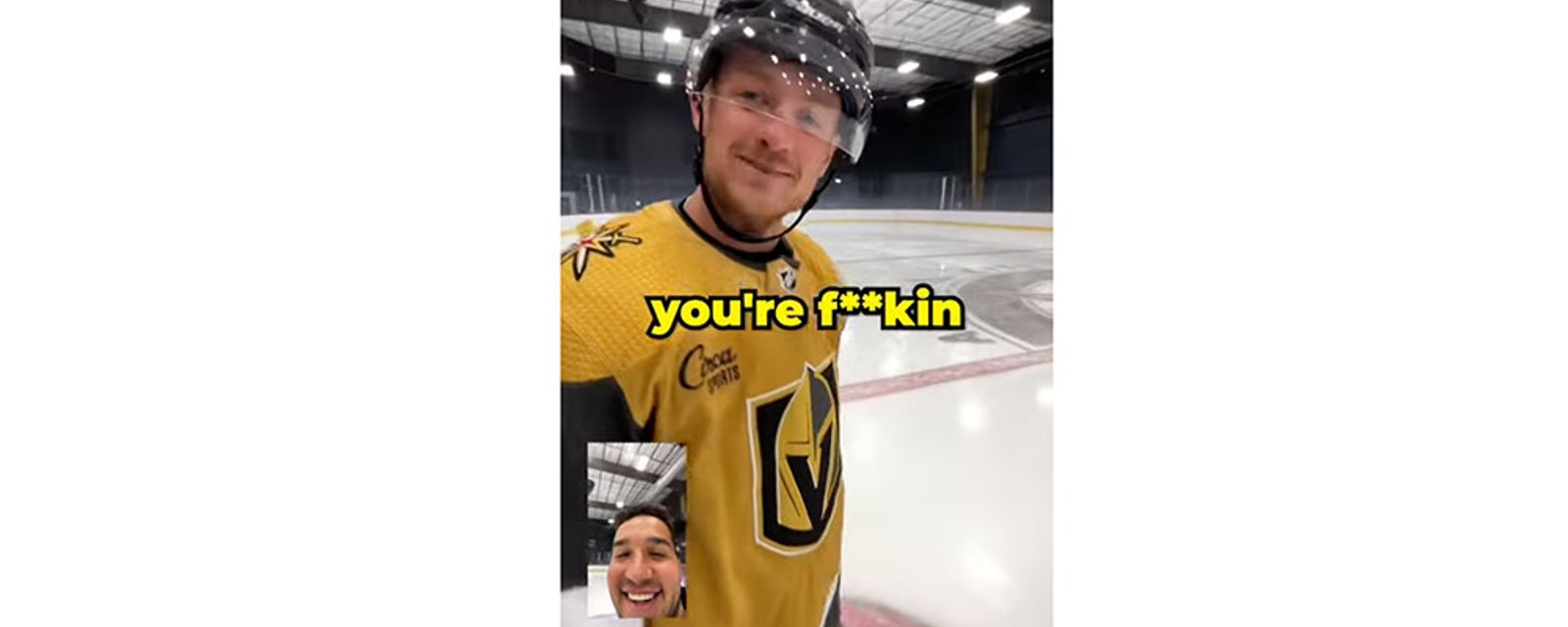 Jack Eichel with an absolutely perfect Phil Kessel impression