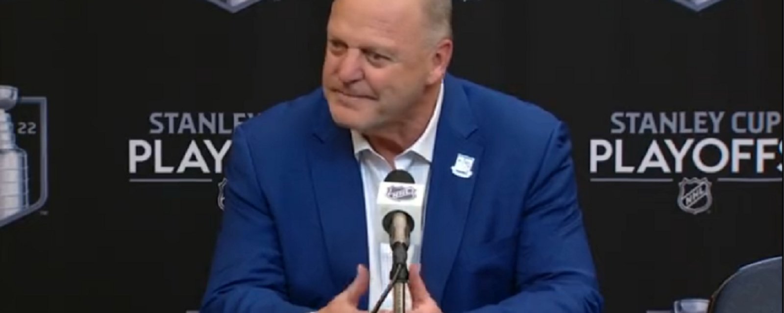 Gerard Gallant sends a poorly veiled threat to the Carolina Hurricanes.