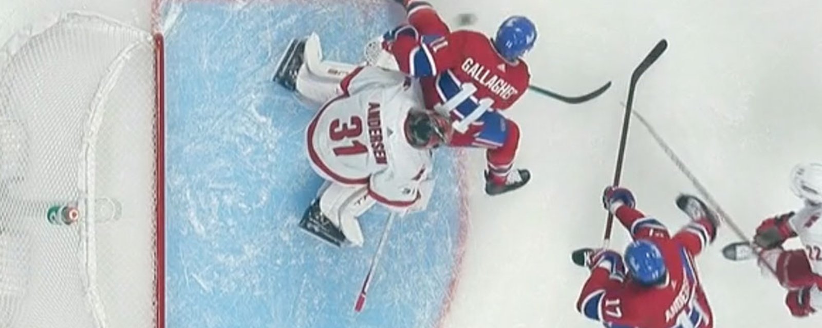 Habs get robbed of a sure goal after a brutal call