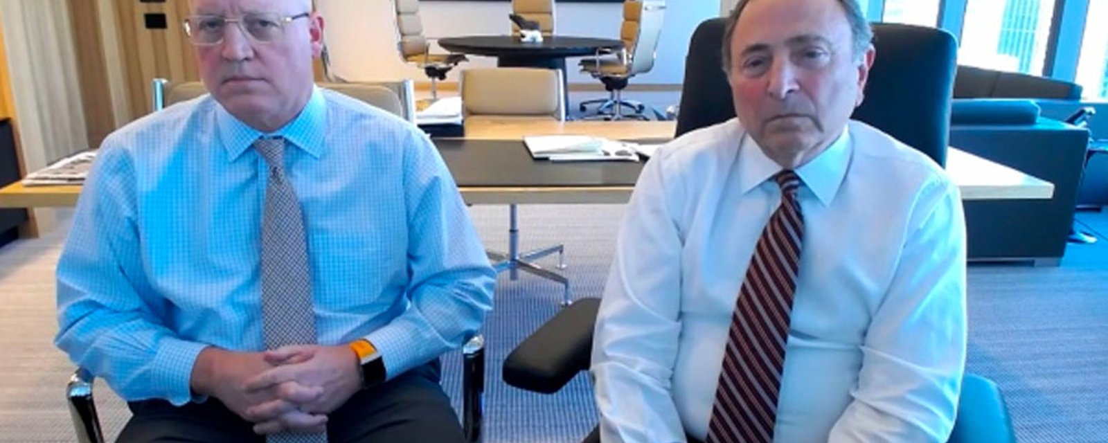 Bettman caught in an outright lie during press conference
