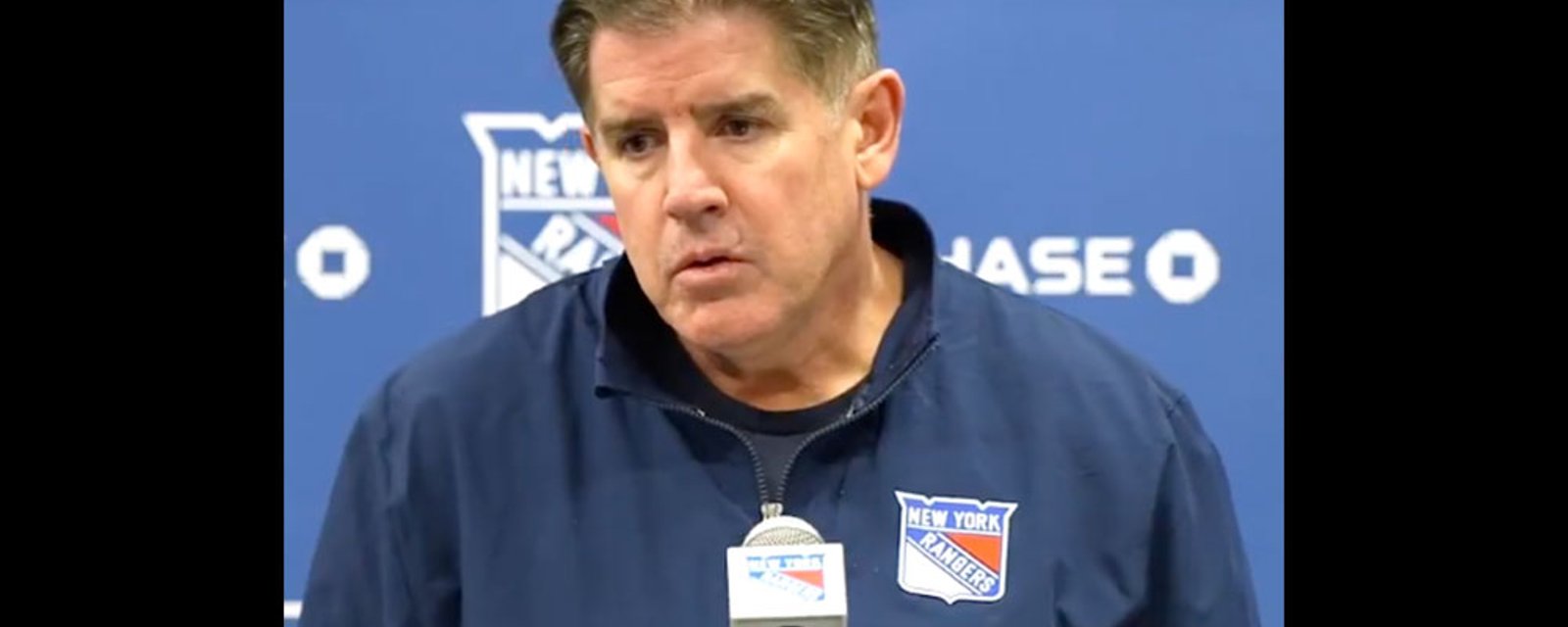 Another Rangers player calls out Peter Laviolette publicly