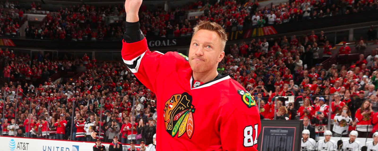 Marian Hossa now finds himself in the middle of Blackhawks scandal