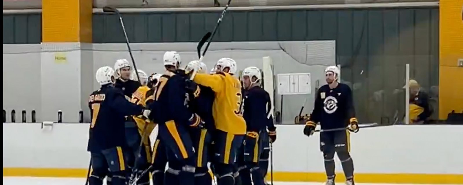 Fight breaks out during Predators’ practice as frustration mounts!