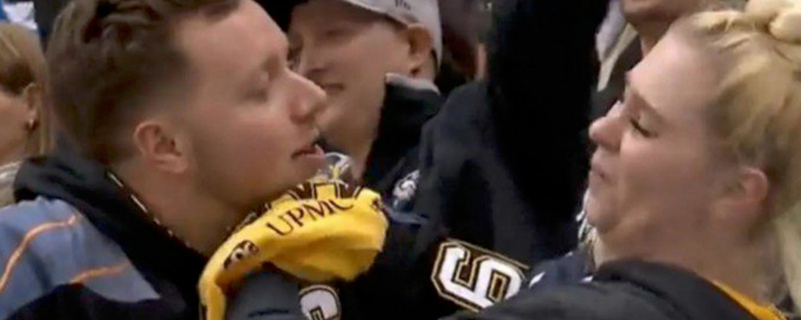 Penguins fan who was rejected for kiss tells his side of the story! 