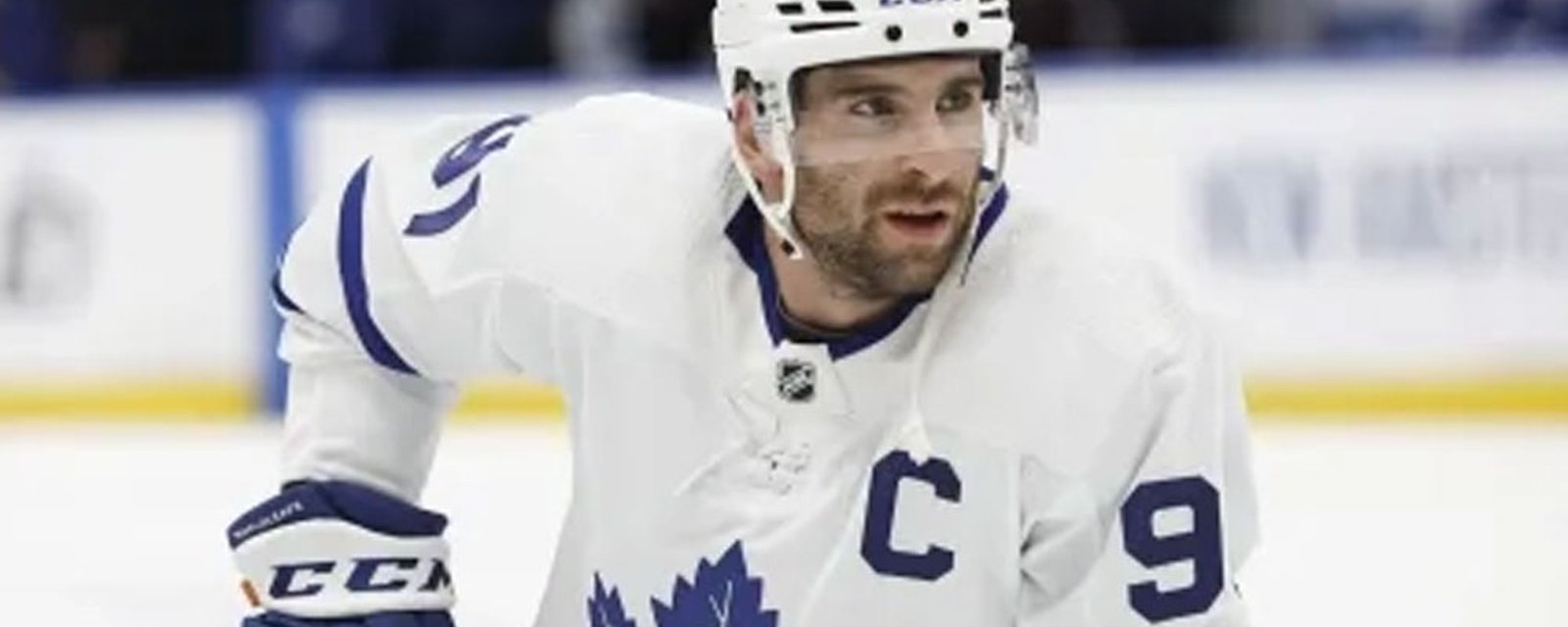 The Leafs are reportedly taking the captain's 'C' away from John Tavares