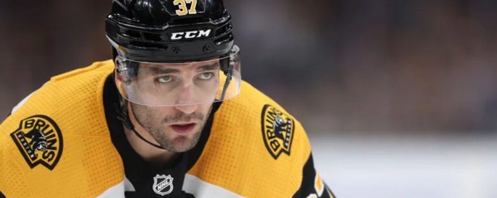 Patrice Bergeron sounds off on his future 
