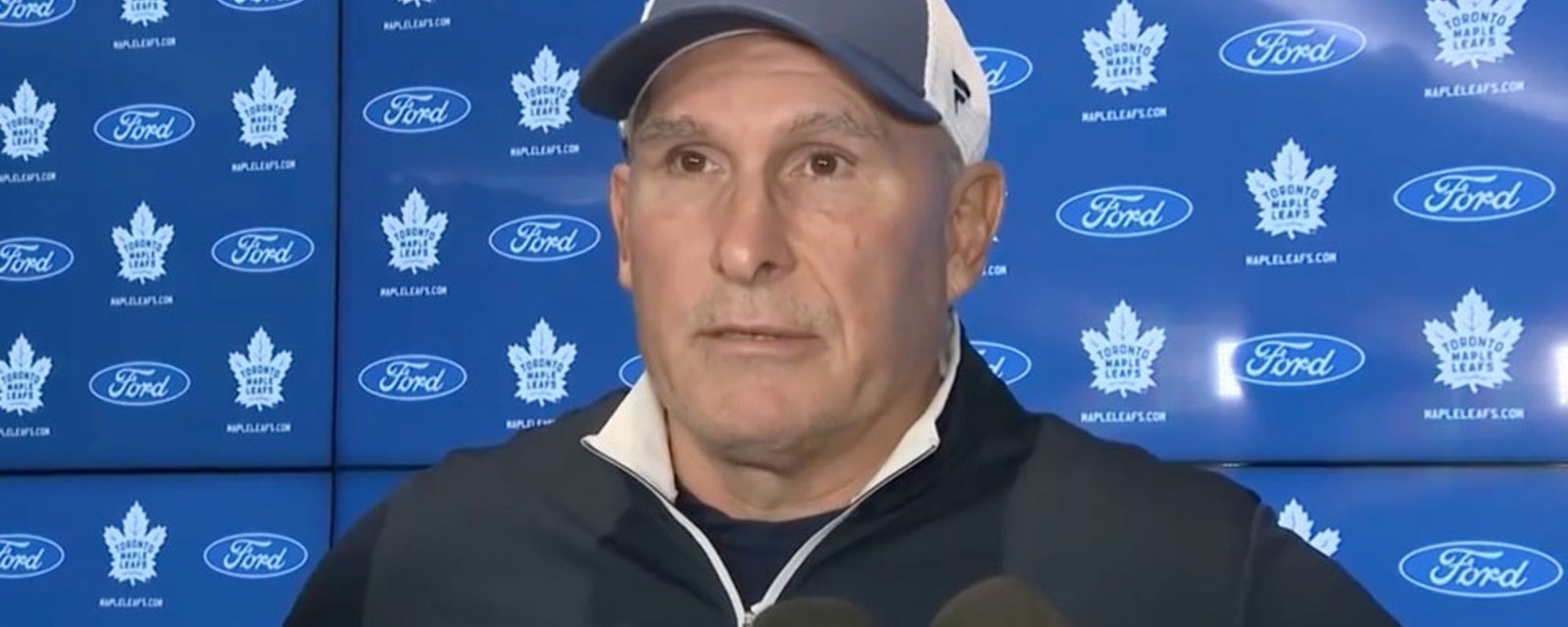 Craig Berube provides an injury update on captain Auston Matthews today