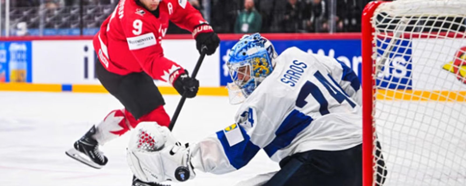 MacKinnon snaps at reporter after loss to Finland, walks out of interview