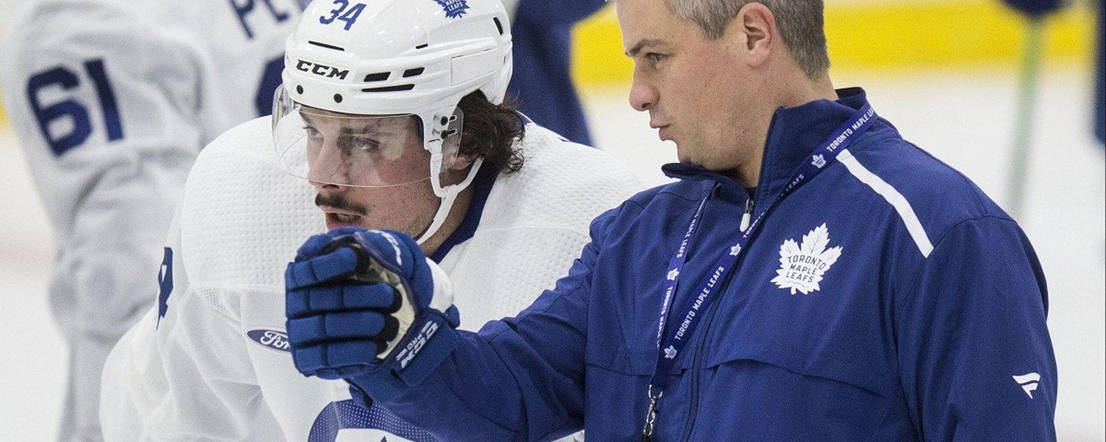 Sheldon Keefe throws a 'curveball' into his lineup on Saturday.