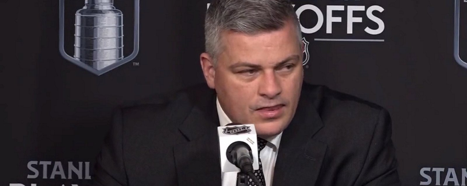 Sheldon Keefe butts heads with Steve Simmons in post game press conference.
