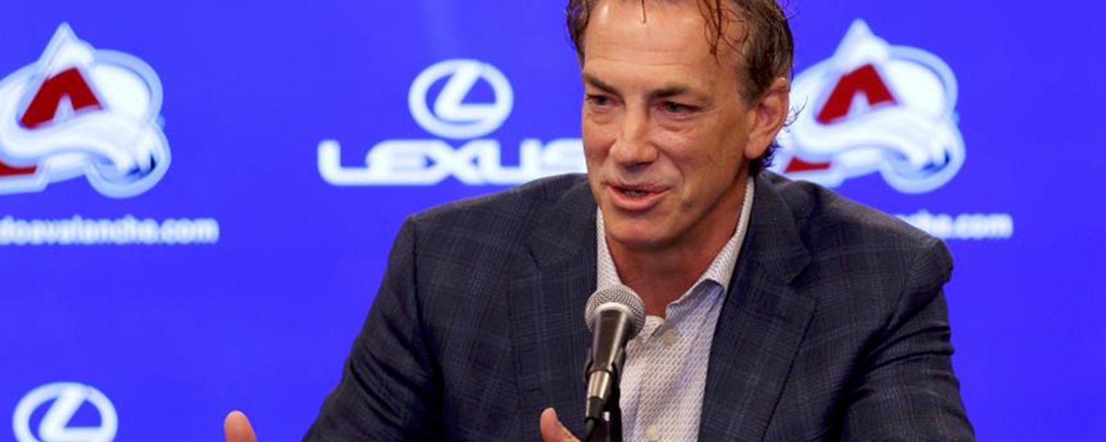 President Joe Sakic delivers bad news to Avalanche fans 