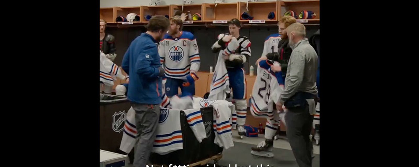 Extended behind the scenes look at McDavid ripping into Oilers following Stanley Cup Final loss