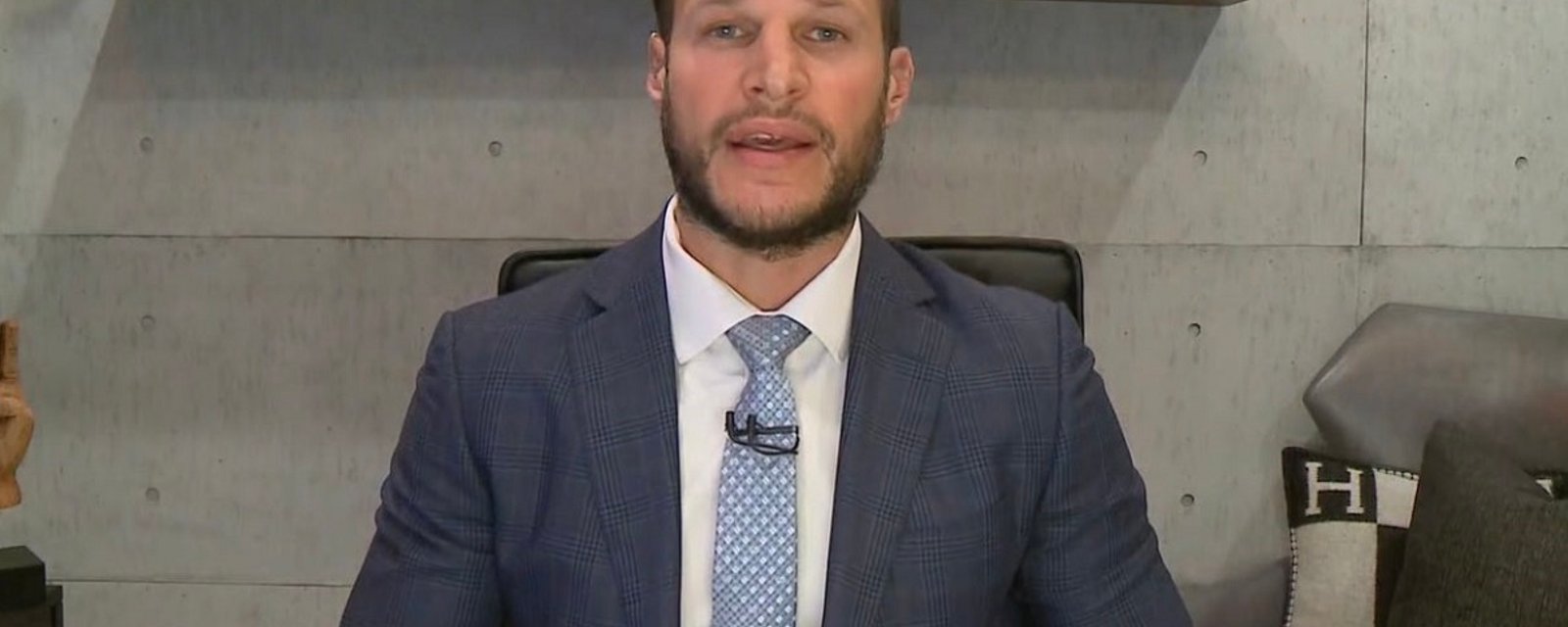 Kevin Bieksa tears into Thomas Chabot after an ugly 1st period.