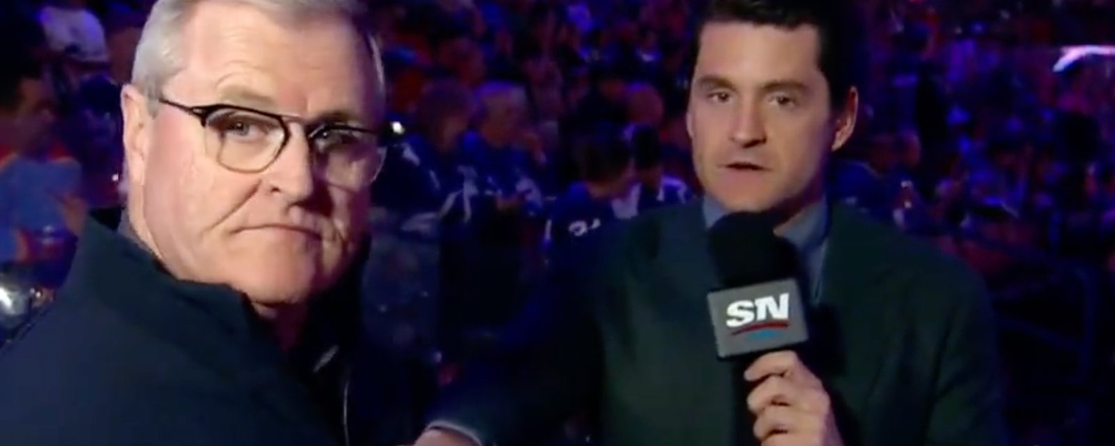 Bob McKenzie disrupts Sportsnet’s broadcast!