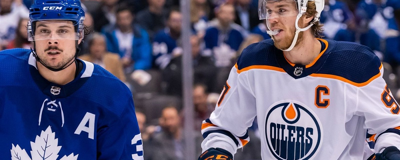 Matthews and McDavid on his incredible goal.
